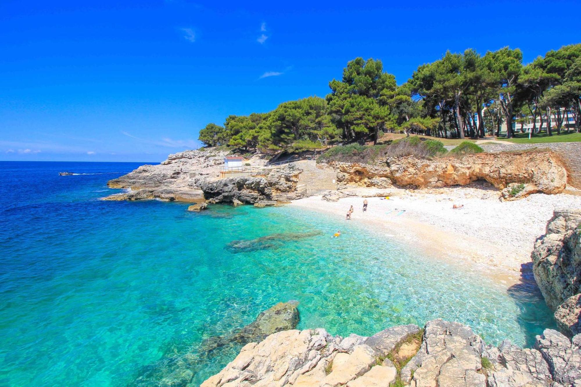 Ferienwohnung Azzurro Mare Pula Exterior foto